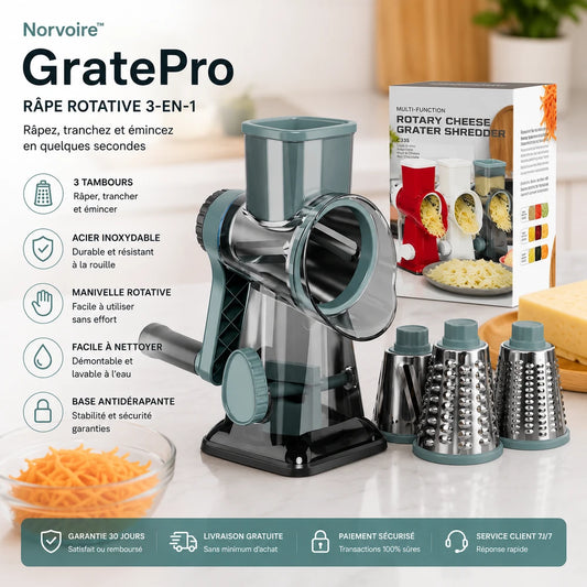 GratePro Multifunctionele Roterende Rasp