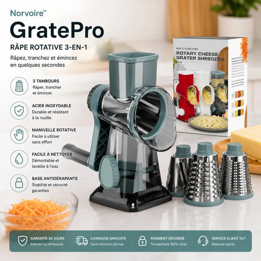 GratePro - Roterende Keukenrasp