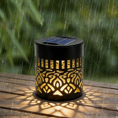 Mandala Glow — Éclairage de jardin solaire d'ambiance