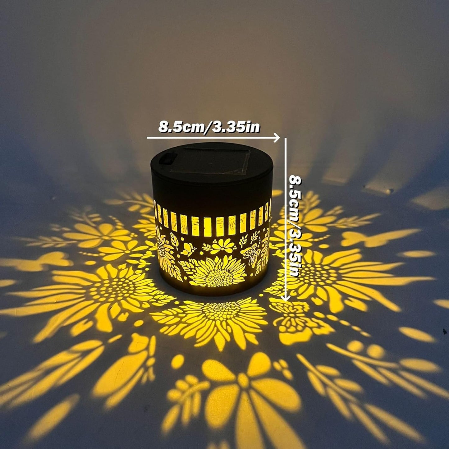Mandala Glow — Éclairage de jardin solaire d'ambiance