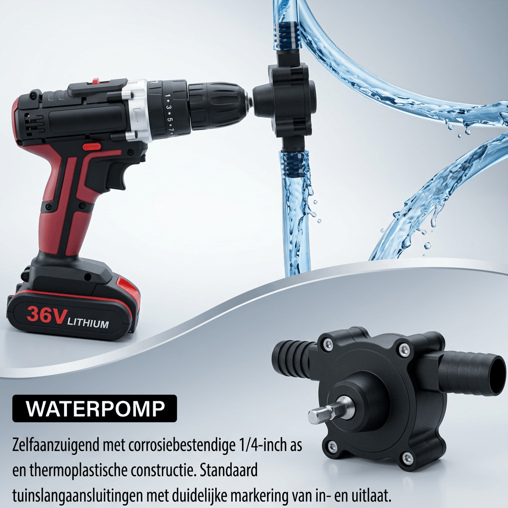 HydroPump — Déplacez l'eau rapidement, partout et à tout moment