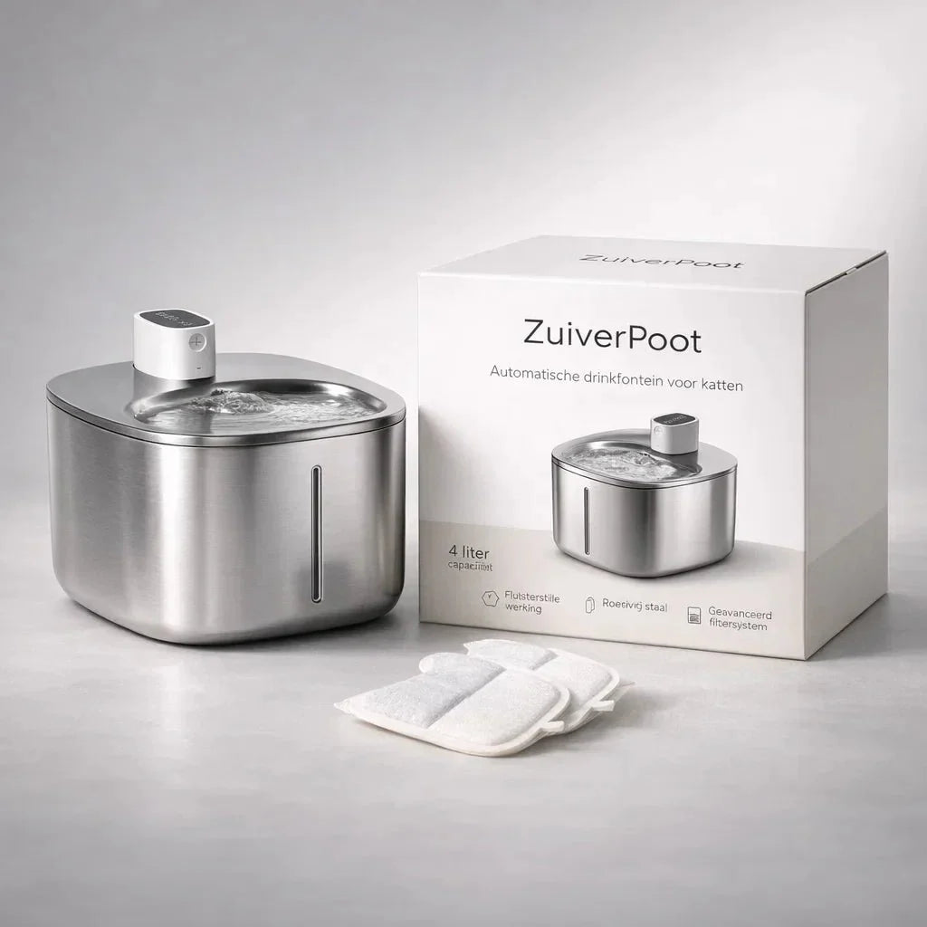 ZuiverPoot – Une eau courante et filtrée pour un chat en meilleure santé