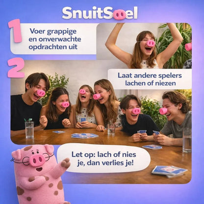 SnuitSpel – Le jeu où rire, c'est perdre