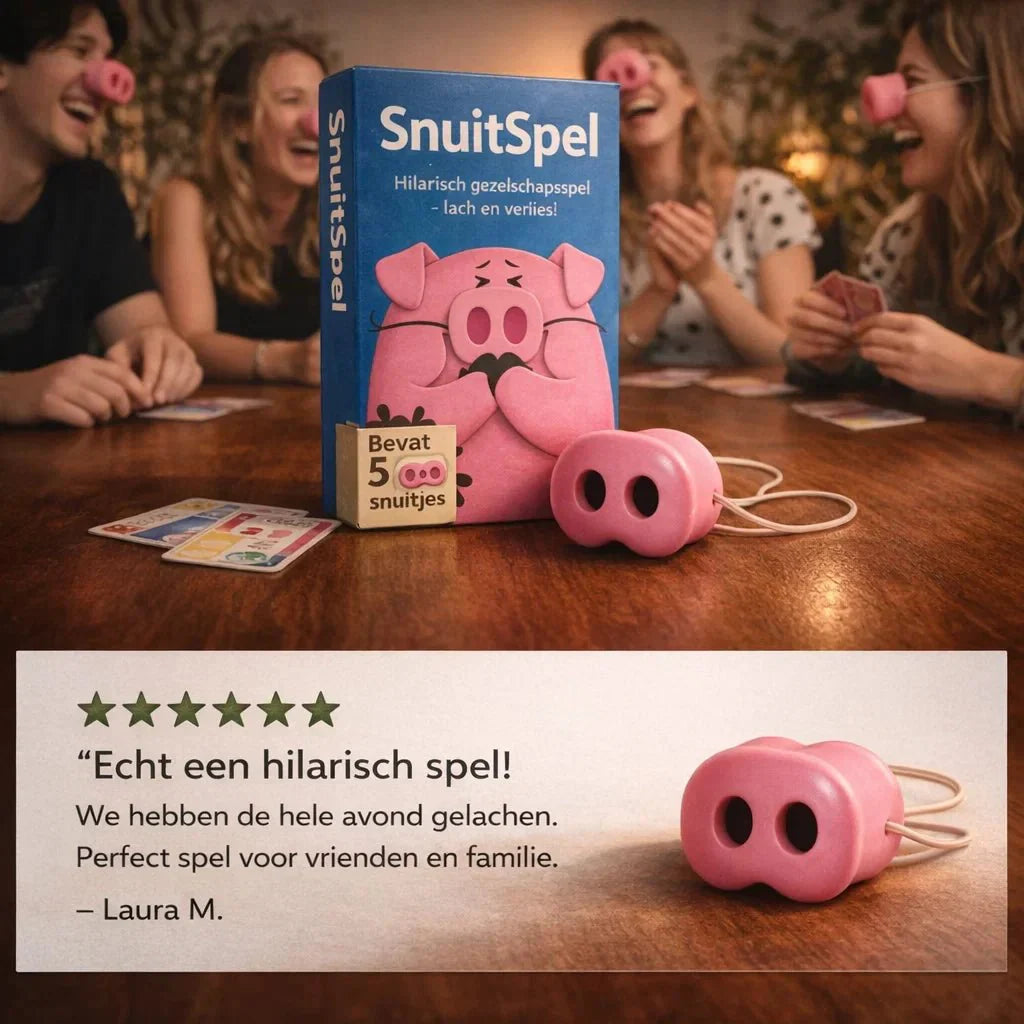 SnuitSpel – Le jeu où rire, c'est perdre