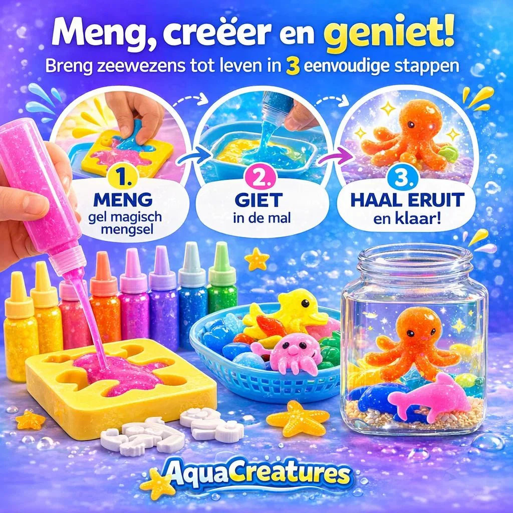AquaCreatures – Créez des figures aquatiques 3D magiques