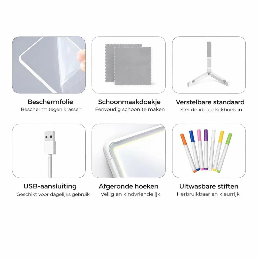 GlowBoard – Dessin créatif sans dégâts