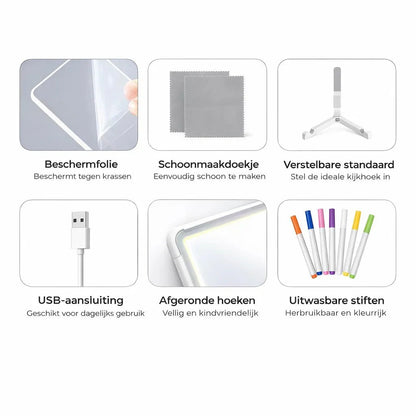 GlowBoard – Dessin créatif sans dégâts